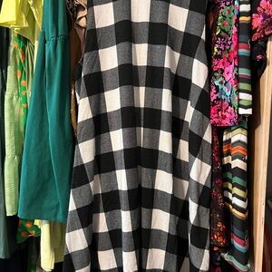Black and White Checkered Dress